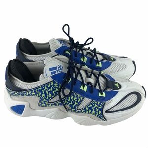 Adidas Green Blue Safari Running Men’s Shoes 11.5